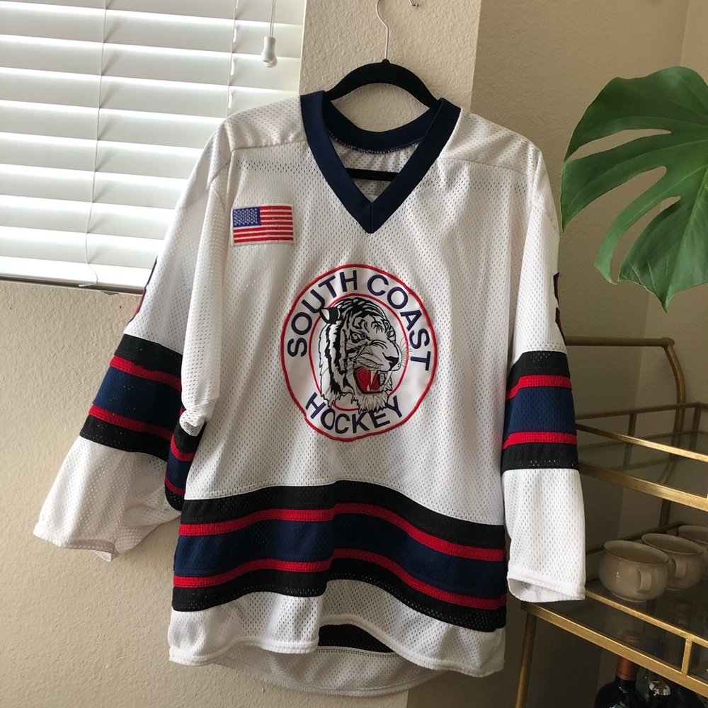 Red, White, & Blue Tigers Hockey Jersey
